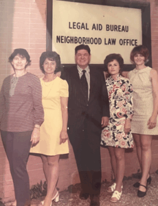 Original NLS team from the 1960s, when we were still part of Legal Aid Buffalo. 