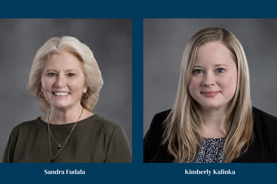 Headshots: Sandra Fudala and Kimberly Kalinka