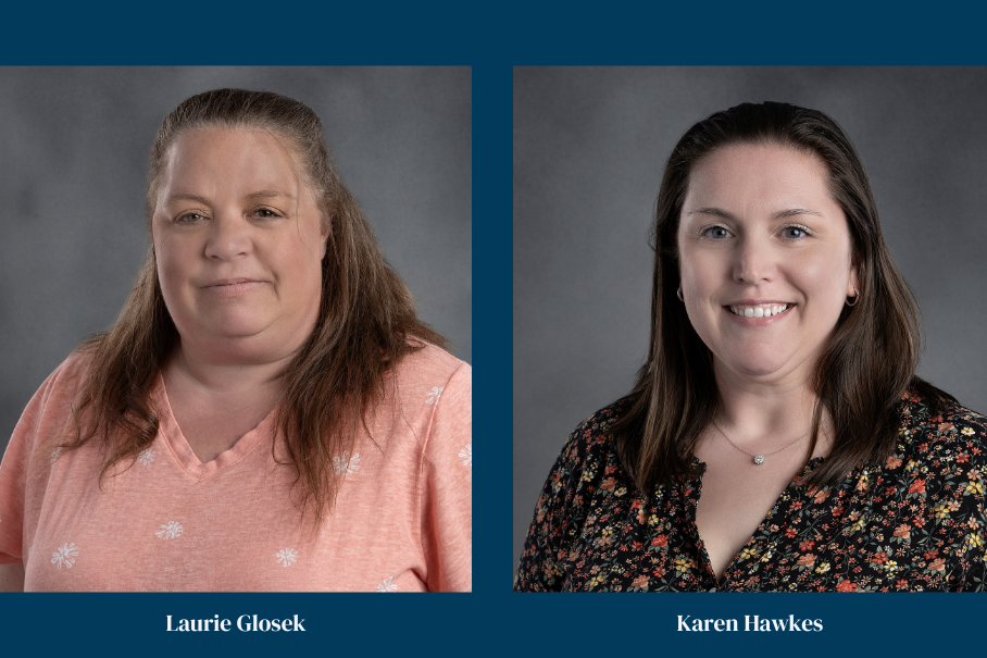 Headshots: Laurie Glosek and Karen Hawkes