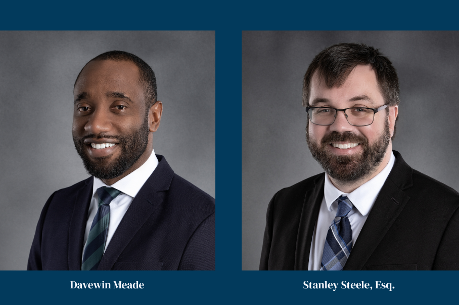 Headshots: Davewin Meade and Stanley Steele, Esq.