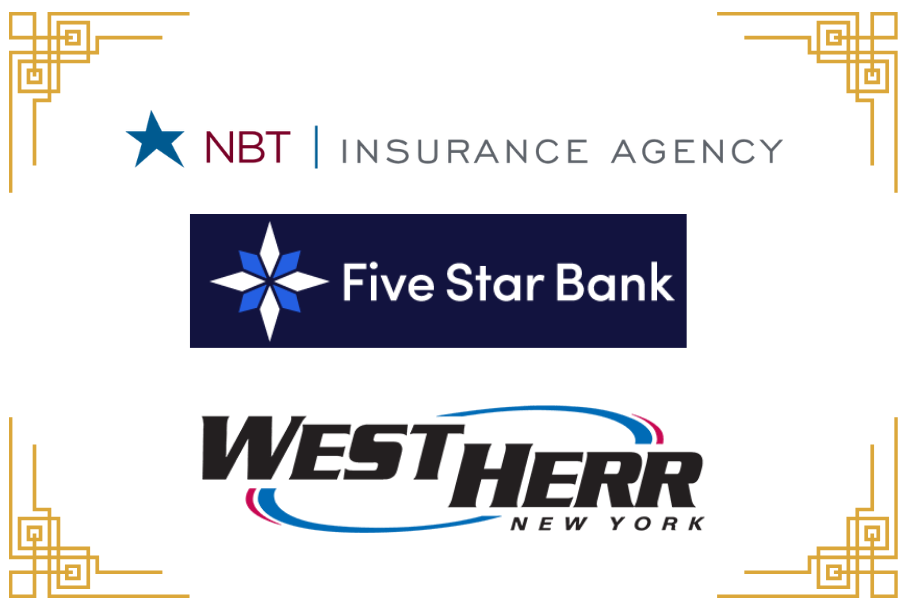 Logos for: NBT Insurance Company; Five Star Bank; West Herr NY,