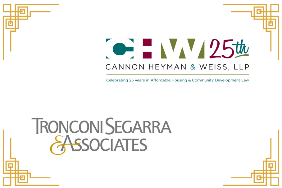 Logos for Cannon, Heyman, and Weiss; and Tronconi, Segarra, and Associates.