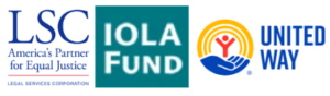 Logos for LSC, IOLA, and United Way