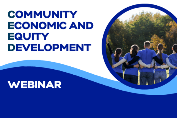 Community Economic and Equity Development Webinar